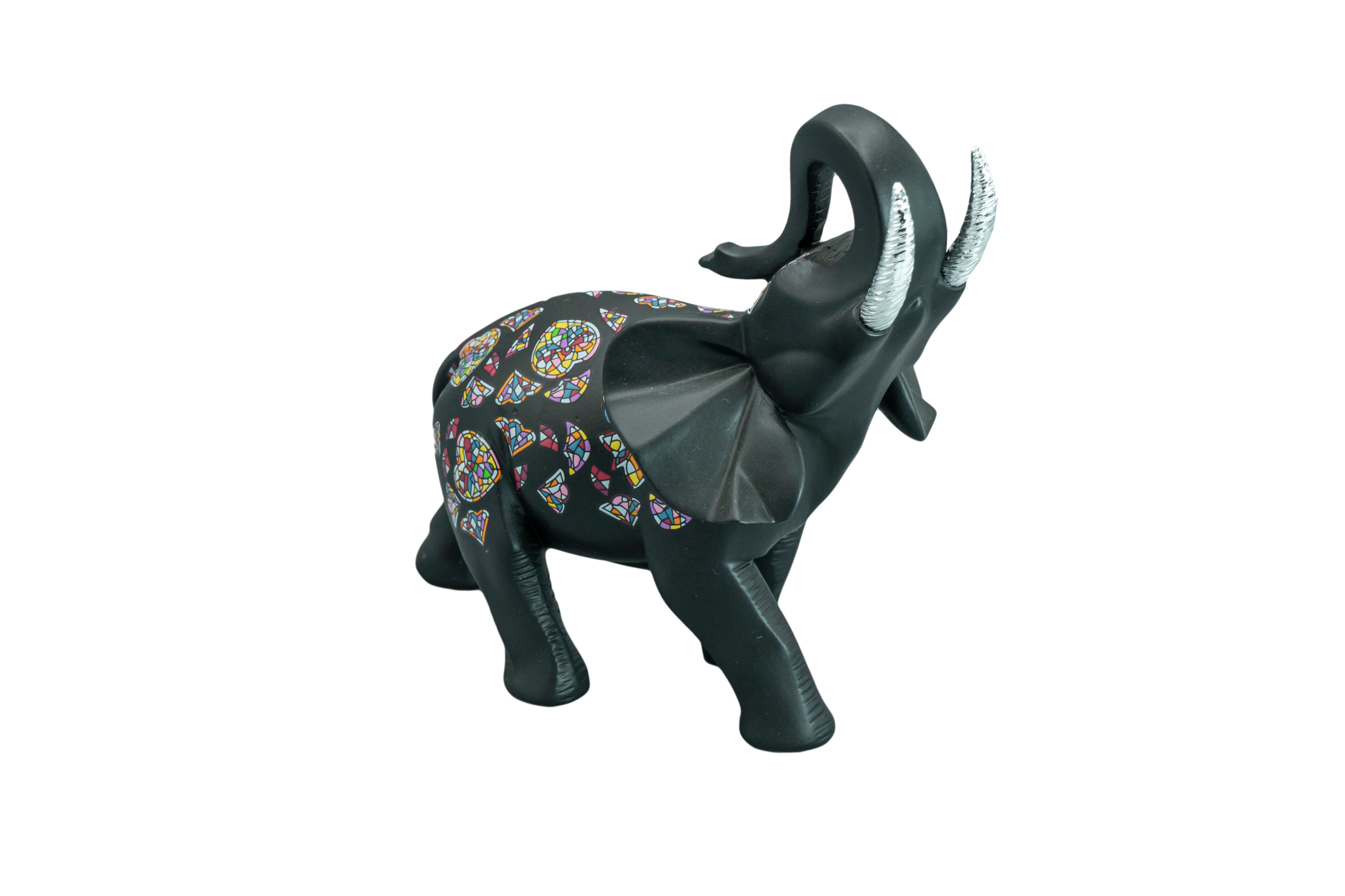 SCHWARZER ELEFANT (ABZIEHBILDER)