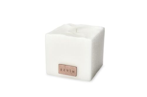 Porcelain White Scented Candle Small