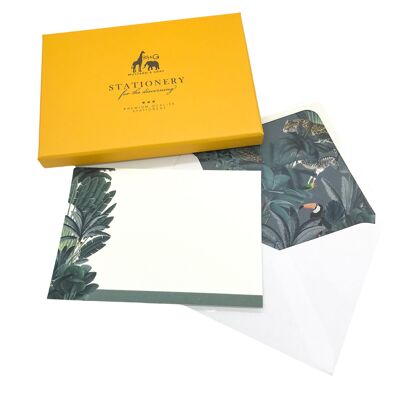Darwin's Menagerie "Habitat" Notecard Set with Lined Envelopes