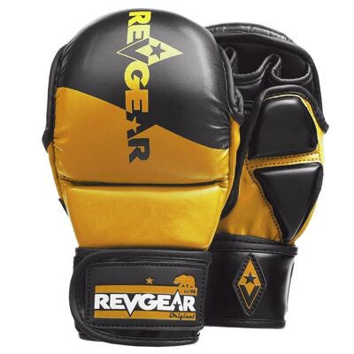 Pinnacle mma sparring gloves - black/gold