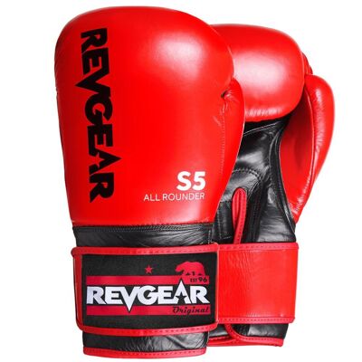 S5 All Rounder Boxing Glove - Red Black