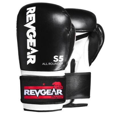S5 All Rounder Boxing Glove - Black White