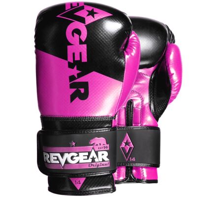 Pinnacle Boxing Gloves- Black Pink