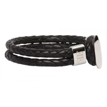 Bracelet noir / argent 1