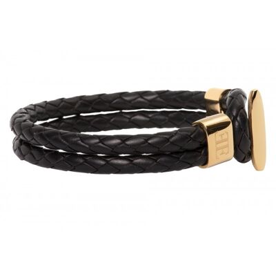 Bracelet noir / or