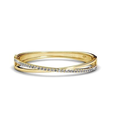 Armband Criss: Gold und Kristall