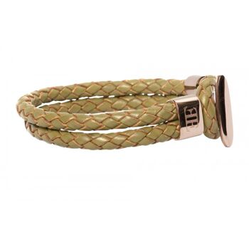 Bracelet olive / rosé 1