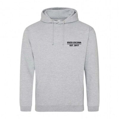 Sudadera con capucha unisex Globe gris