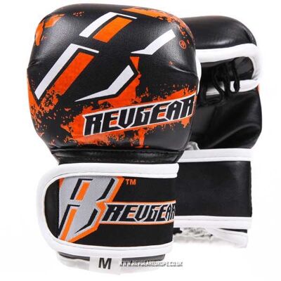 Kids Deluxe MMA Gloves - Orange