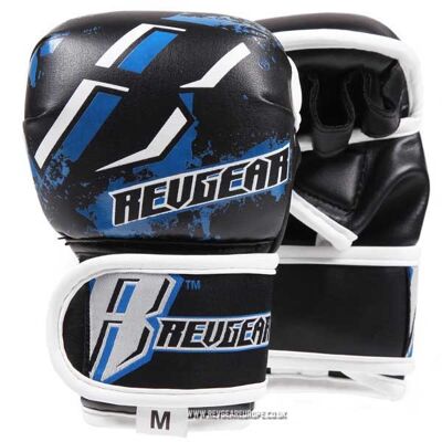 Kids Deluxe MMA Gloves - Blue