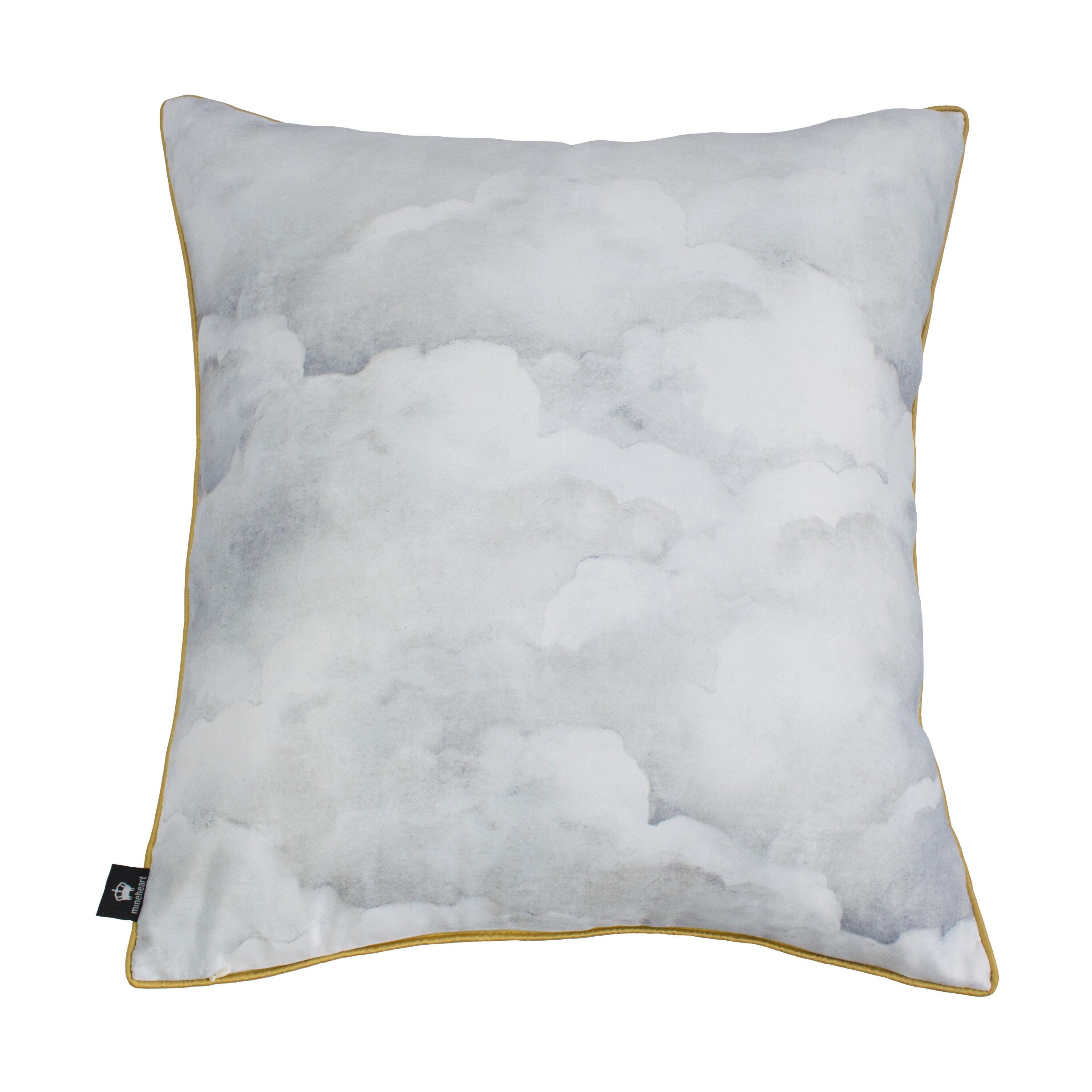Coussin Clouds gris pâle
