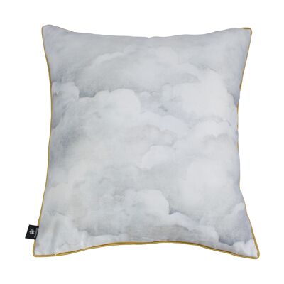 Pale Grey Clouds cushion