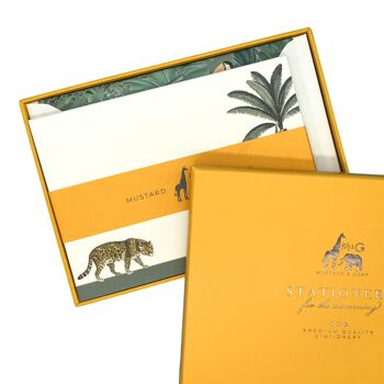 Darwin's Menagerie "Prowling Leopard" Set de cartes avec enveloppes doublées 3