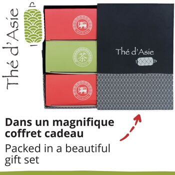 Coffret de 3 Thés Bio Petit-Déjeuner Sachets Infusettes 6