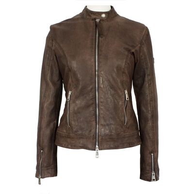ANDROMEDA woman leather jacket