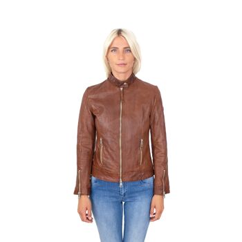 blouson cuir femme ANDROMEDA 3