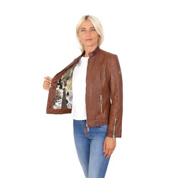 blouson cuir femme ANDROMEDA 7