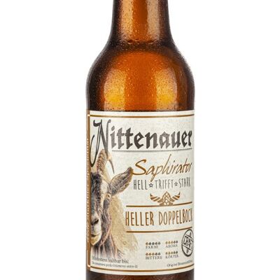 Nittenauer Saphirator - Bright meets strong - awarded the European Beerstar in silver