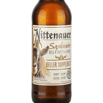 Nittenauer Saphirator - Lo brillante se encuentra con lo fuerte - galardonado con la European Beerstar en plata