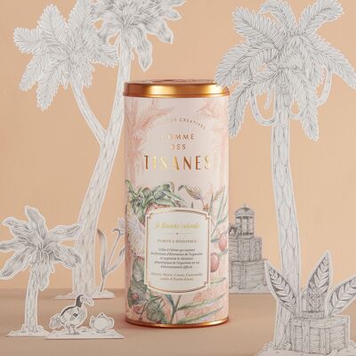 La blanche colombe infusión ecológica a granel en caja de coleccionista fr-bio-01