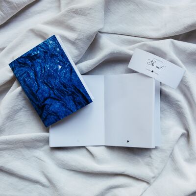 Cuaderno pequeño A6 "Azul noche"