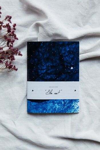 Carnet A5 ligné "Bleu nuit" 1