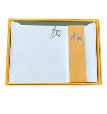 Ensemble de cartes de notes d'âne avec des enveloppes doublées 1