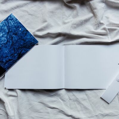 Grand carnet A4 "Bleu nuit"