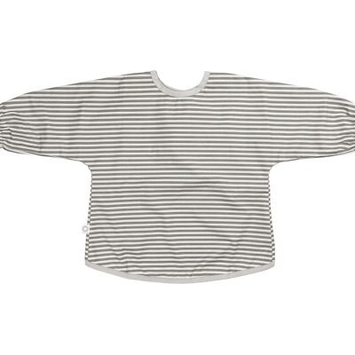 FRANCK & FISCHER long-sleeved apron gray striped
