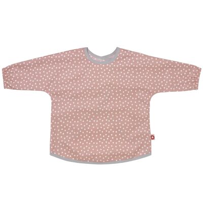FRANCK & FISCHER apron with long sleeves pink dots