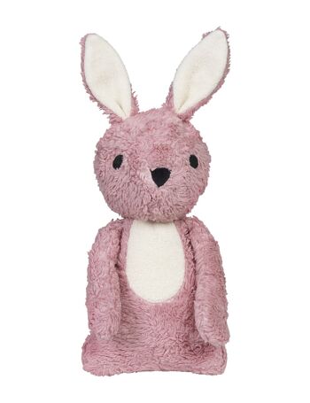 FRANCK & FISCHER Peluche Carla Lapin rose foncé 1