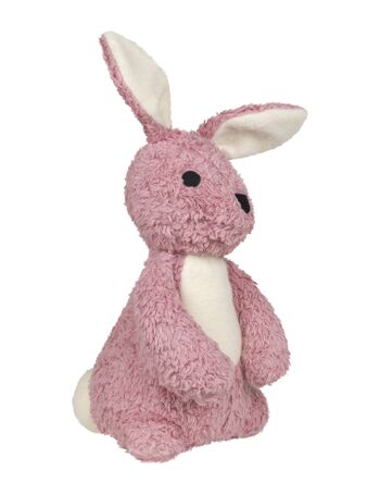 FRANCK & FISCHER Peluche Carla Lapin rose foncé 2