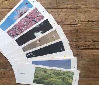 Carte postale panoramique Pulsations avec enveloppe ciglée 3