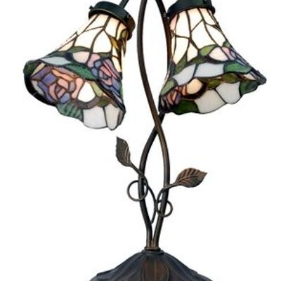 Tafellamp Tiffany 34x28x47 cm E14/max 2x40W