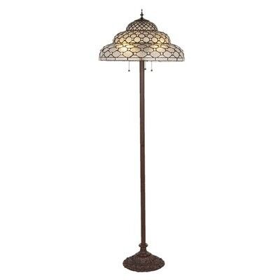 Vloerlamp Tiffany Ø 52x166 cm E27/max 3x60W