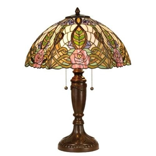 Tafellamp Tiffany Ø 47x61 cm E27/max 2x60W