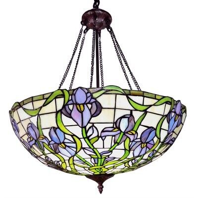 Hanglamp Tiffany Ø 56x116 cm E27/max 3x60W