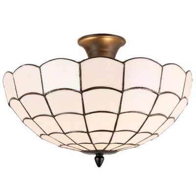 Plafondlamp Tiffany Ø 40x30 cm E14/max 2x40W