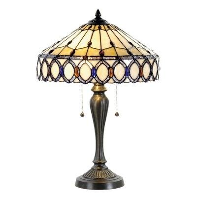 Tafellamp Tiffany Ø 40x58 cm E27/max 2x60W - I