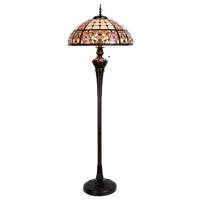 Vloerlamp Tiffany Ø 57x166 cm E27/max 3x60W