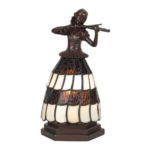 Tafellamp Tiffany vrouw 13x13x26 cm E14/max 1x25W