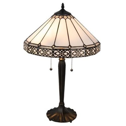 Tafellamp Tiffany Ø 41x62 cm E27/max 2x60W