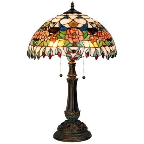 Tafellamp Tiffany Ø 41x67 cm E27/max 2x60W