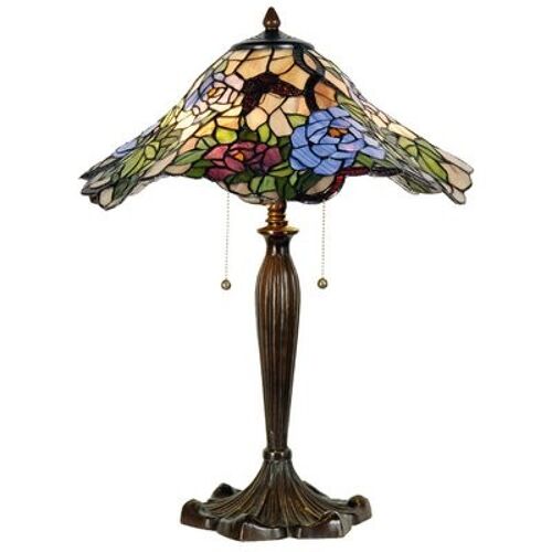 Tafellamp Tiffany Ø 46x60 cm E27/max 2x60W