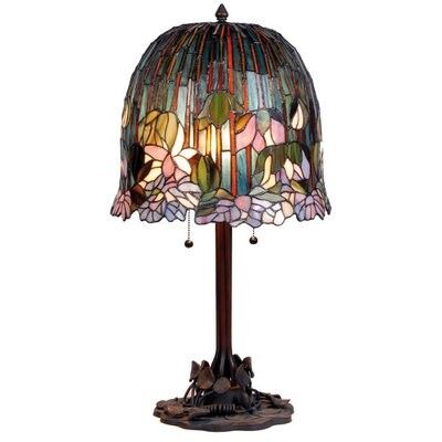 Tafellamp Tiffany Ø 35x68 cm E27/max 2x60W