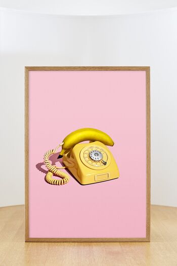 Téléphone banane - sans cadre - 50x70 1