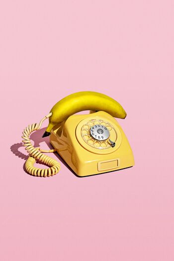 Téléphone banane - sans cadre - 50x70 4