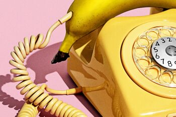 Téléphone banane - sans cadre - 50x70 5