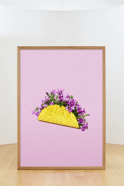 Flower-taco - no frame - 50x70