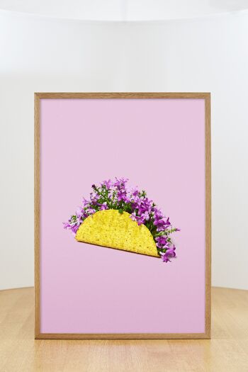 Fleur-taco - sans cadre - 50x70 1
